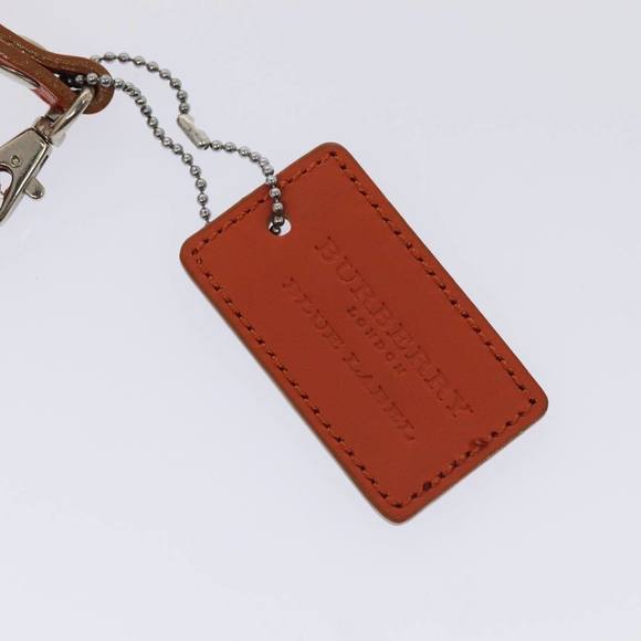 BURBERRY Nova Check Blue Label Hand Bag Canvas Orange Purple Auth ti1989 - Picture 10 of 16